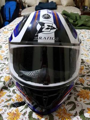Kranos race track certified helmet with double D