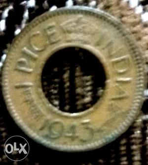 Old coin 1 pice of year 