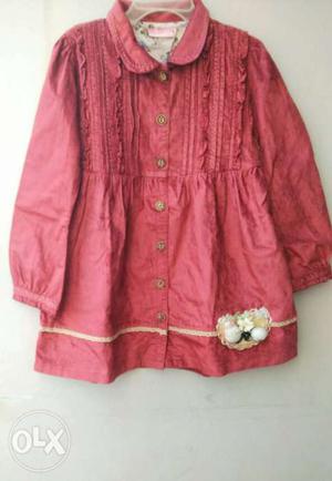 Peppermint cordrouy dress for 6-7 yr