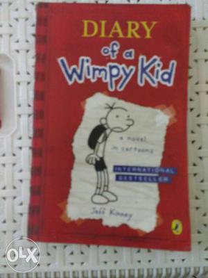 Red Diary Of A Wimpy Kid By Jeff Kinney Book