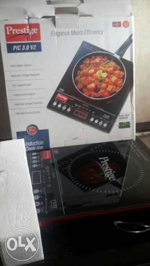 The induction cooker has never been used and