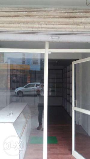 White Roll-up Door