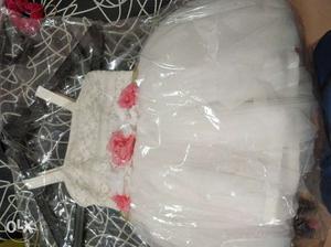 White dress for lill one. one year old