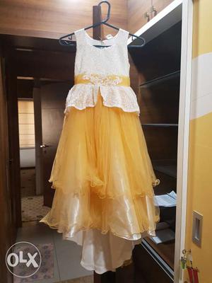 Adorable Gown For 7 - 8 Year Princess Fluffy Flair
