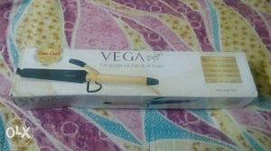Beige And Black Vega Hair Curling Iron Box