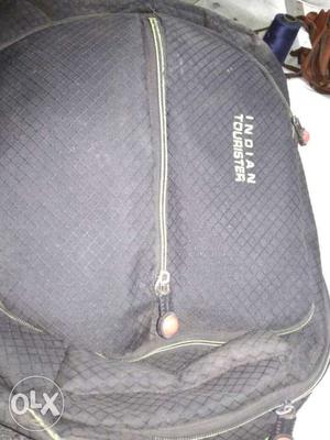 Black And Gray Indian Tourister Backpack