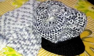 Black And White Cap scarf