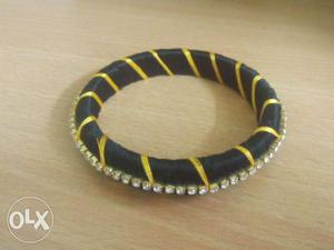 Black And Yellow Bracelet
