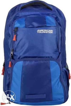 Blue American Tourister Backpack
