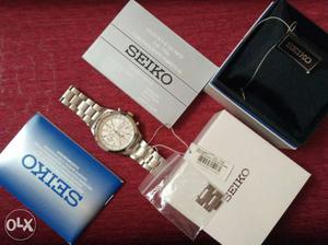 Brand New Seiko Chronograph watch used on two
