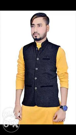 Brand new Nehru jacket best for winter season.