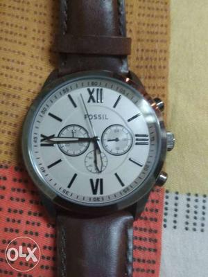 Brand new condtn, less used fossil watch.