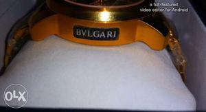 Bvlgari rose gold swiss made watch