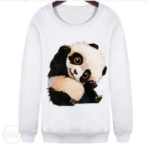 Cute panda graphic sweatshirt 700/-