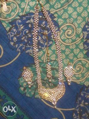 Diamond Encrusted Bib Necklace