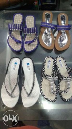 Four Pairs Of Sandals