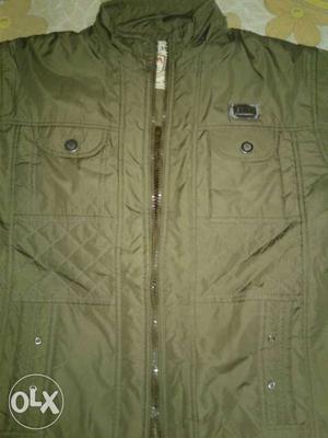 Green Zip-up Jacket