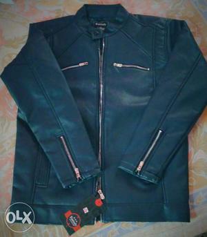 Italian leather jacket brand new for immediate sale.