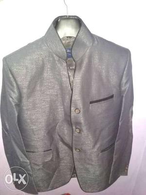 Men's Gray Formal Suit Jacket