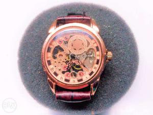 Mont Blanc imported bronze color wrist watch in mint