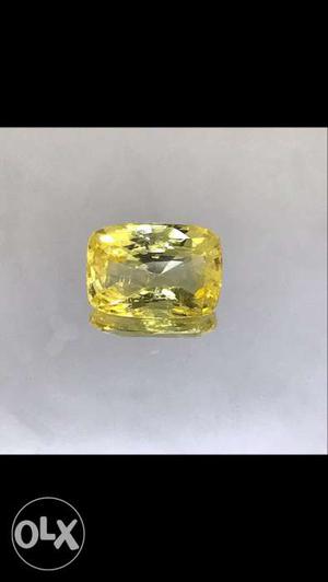 Natural Yellow Sapphire (Pukraj Unheated) 5.87