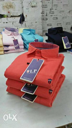 New Lp branded shirts with box paking mrp 