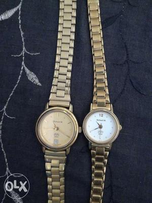 New two Ladies sonata watches at rs.