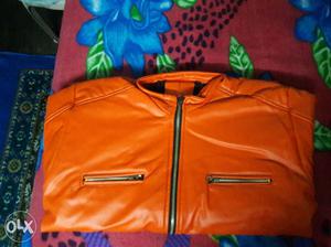Orange Rexan Zip-up Jacket