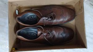 Original Leather shoes.size 8(Made in Italy)