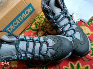Packed Quechua waterproof size 8 shoes with bill and box
