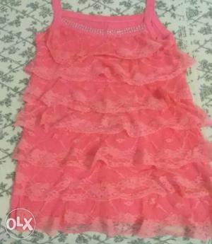 Pink and black dress in good condition