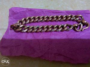 Pure Copper Bracelet for men - Curb Chain