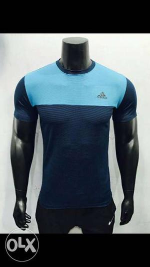 Teal And Blue Adidas T-shirt