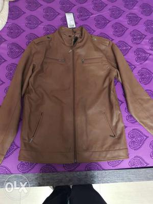 Van Heusen Brown Leather Jacket