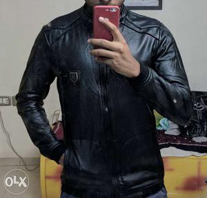 Vintage-Leather jacket. size M.