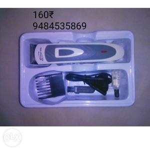 White And Gray Hair Trimmer Kit