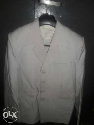 White formal coat