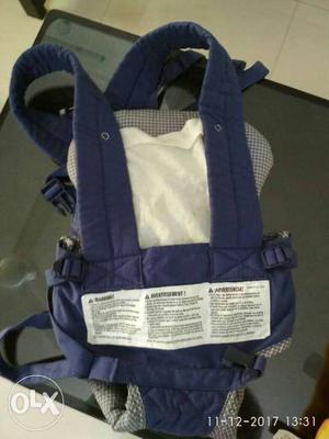 Blue And White Baby Carrier