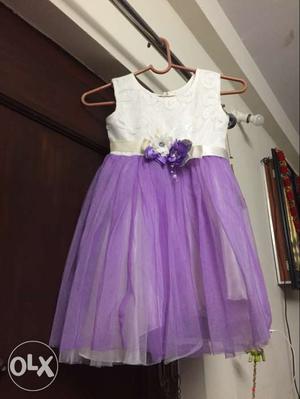 Kids party wear frock-Size 22. Used once.