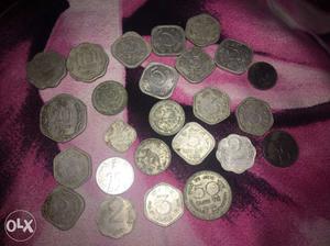 24 Old Coins
