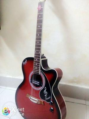 7months old semi electric guitar awesome sound fix price no