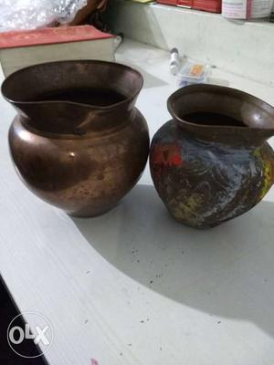 Antique copper vessels