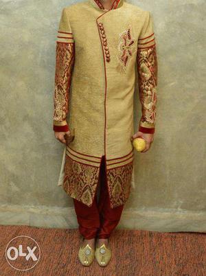 Beautiful Groom Designer Wedding Sherwani Dress Indo Western