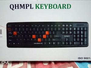 Black And Orange QHMPL Keyboard round slot new brand