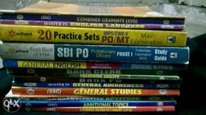 Books for SSC, bank, rly, ib exam preparation.