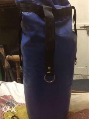 Boxing bag neat condition blue colour