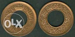 British India pice it includes 4 coin. on .