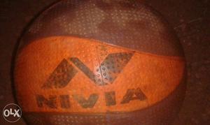 Brown And Orange Nivia Basketball