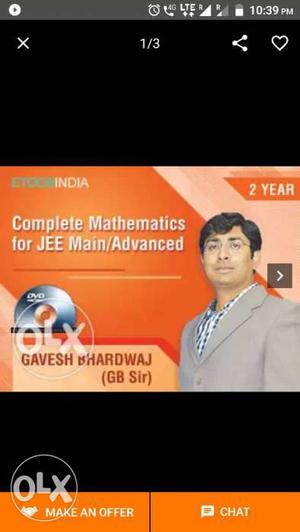 Complete math lecture iit jee main and advance