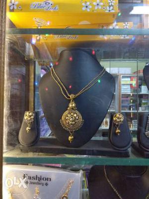 Copper antique set necklaces